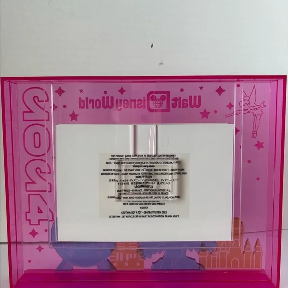 Disney Parks 2024 Pink Photo Frame New - Picture 3 of 3